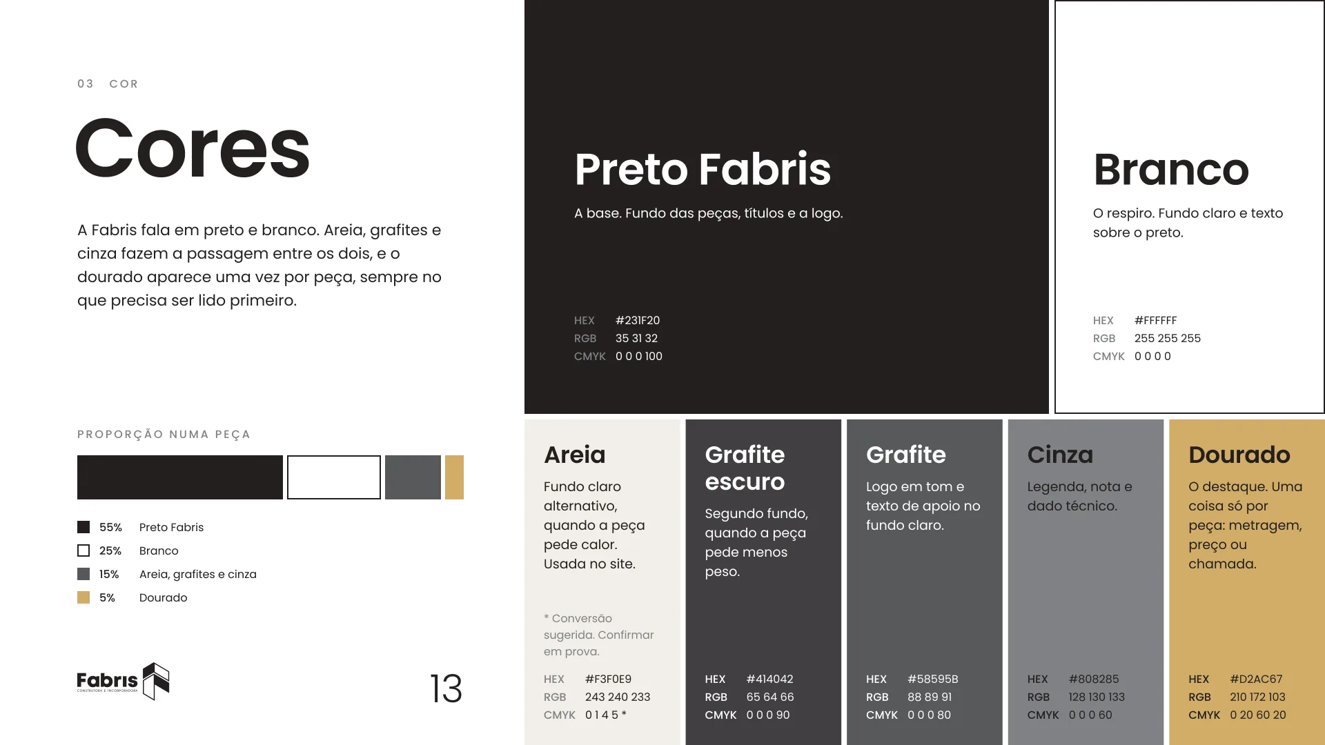 Cores e proporção
